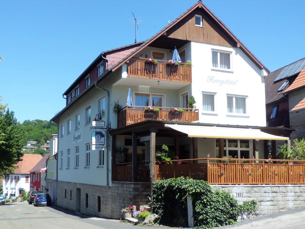 Restaurant - Pension Herrgottstal Creglingen Buitenkant foto
